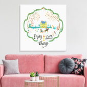 Winter Scene Art Cozy Snow Landscape Canvas Print Leinwanddruck (Insitu (Wohnzimmer))