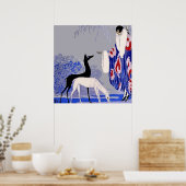 "Winter Scene" Art Deco von George Barbier Poster (Küche)