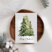 Winter Scene Business Weihnachtsbaum Weihnachtskar