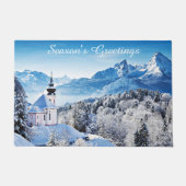 Winter scene custom fußmatte (Vorderseite)