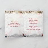 Winter Scene | Enchanted Forest & Cardinals Karte (Innenseite)