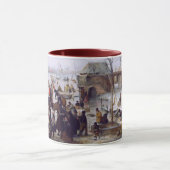 Winter Scene Fine Art Weihnachtsgeschenk Tasse (Zentrum)