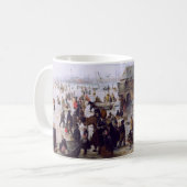 Winter Scene Fine Art Weihnachtsgeschenk Tasse (Vorderseite Links)