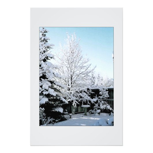 winter scene fotodruck (Vorne)