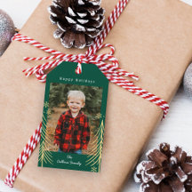 Winter Scene Holiday Tag Weihnachtsgeschenke Tags