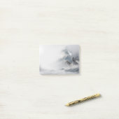 Winter Scene Howling Wolf und Mate Post-it Klebezettel (Auf Schreibtisch)