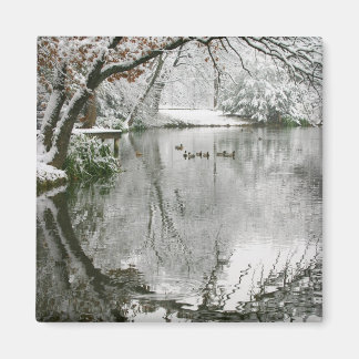 Winter Scene Magnet