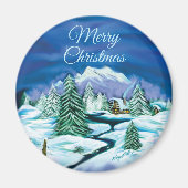 Winter Scene Magnet (Vorne)