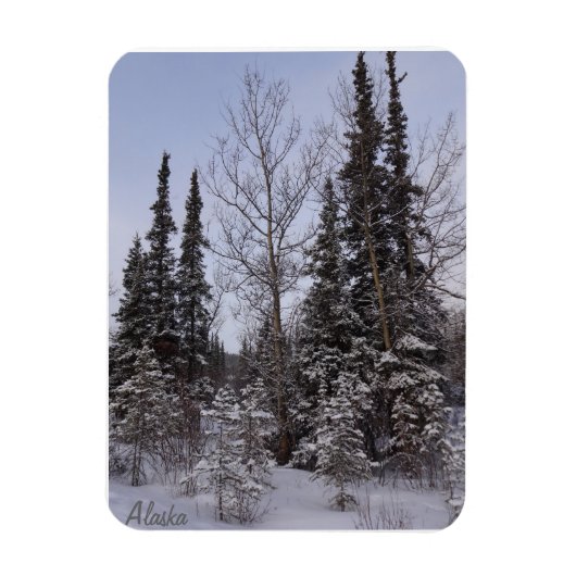 Winter Scene Magnet (Vertikal)