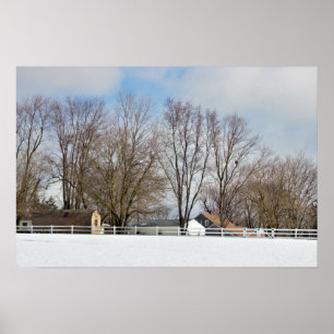 Winter Scene Poster