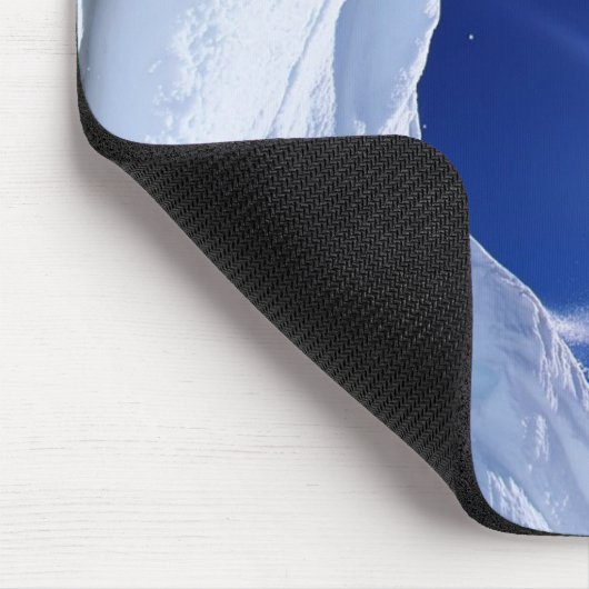 Winter Scene Snowboarder Mouse Pad Mousepad (Ecke)