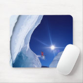 Winter Scene Snowboarder Mouse Pad Mousepad (Mit Mouse)