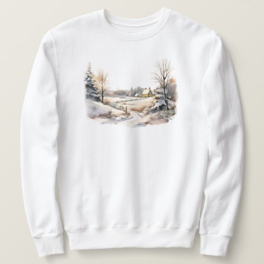 Winter Scene Sweatshirt (Design vorne)