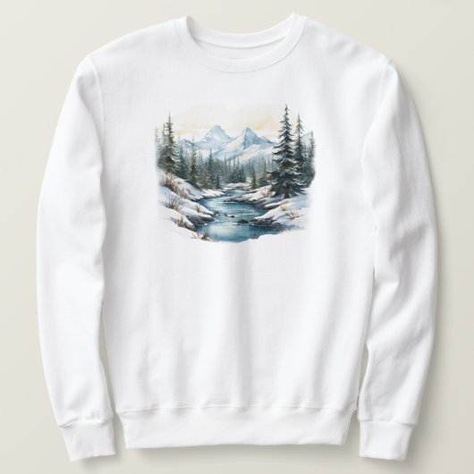 Winter Scene Sweatshirt (Design vorne)