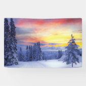 Winter scenery banner (Horizontal)