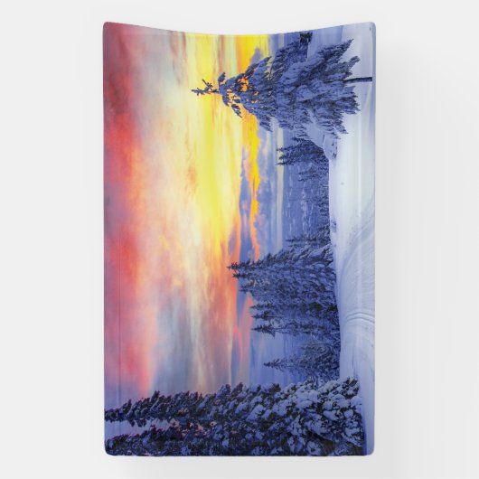 Winter scenery banner (Vertikal)