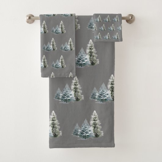 WINTER SCENERY BATH TOWEL SET (Insitu)