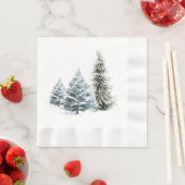WINTER SCENERY COINED LUNCHEON Napkins Serviette (Beispiel)