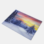Winter scenery fußmatte (Schrägansicht)