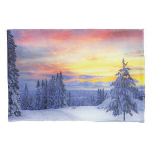 Winter scenery kissenbezug