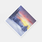 Winter scenery serviette (Ecke)