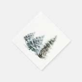 WINTER SCENERY STANDARD COCKTAIL Napkins Serviette (Ecke)