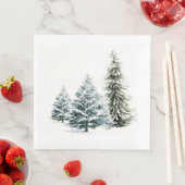 WINTER SCENERY STANDARD DINNER Napkins Serviette (Beispiel)