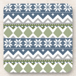 Winter-Schal-Quadrat-Getränkeuntersetzer Getränkeuntersetzer