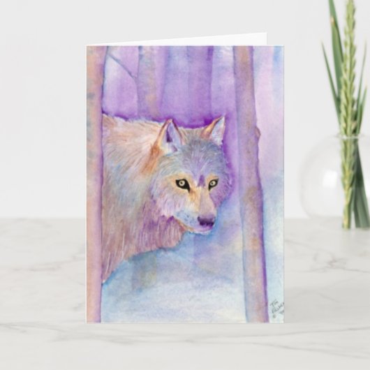 "Winter-Schatten" - Kairos draußen fördern Karte (Vorderseite)