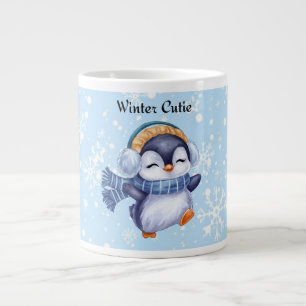 Winter Schatz   Süße Pinguin Winter Kaffeetasse Jumbo-Tasse