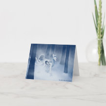 "Winter-Schauer" durch Kaiya quillt - leere Karte