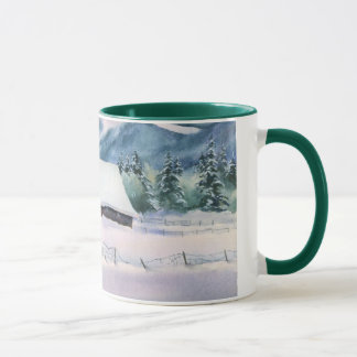 WINTER-SCHEUNE durch SHARON SHARPE Tasse