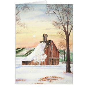 Winter-Scheunen-freier Raum