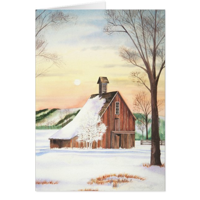 Winter-Scheunen-freier Raum (Vorne)