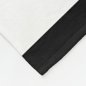 Winter-schickes Rotwild-Schwarzes + Weiße Fleecedecke (Ecke)