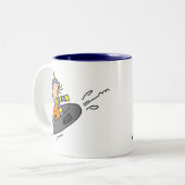 Winter-Schläuche Zweifarbige Tasse (Vorderseite Links)