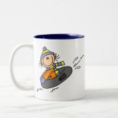 Winter-Schläuche Zweifarbige Tasse (Links)