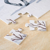 Winter-Schlittenfahrt Puzzle (Seite)