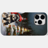 Winter Schnauzer Caravan Weihnachtsabenteuer Case-Mate iPhone Hülle (Rückseite (Horizontal))