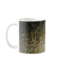 Winter-Schnee auf Beeren-Foto-Tasse