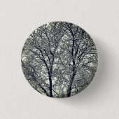 Winter-Schnee-Baumzweige-Fotografie Pin-Button Button (Vorderseite)