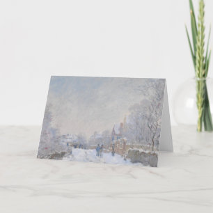Winter-Schnee bei Argeteuil Feiertagskarte
