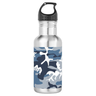 Winter-Schnee-Blau-Tarnmuster, Militär, Armee Edelstahlflasche