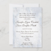 Winter-Schnee-Camouflage-elegante Einladung (Vorderseite)