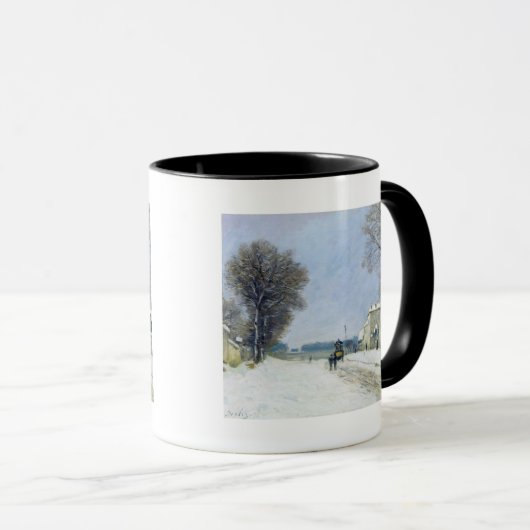 Winter, Schnee-Effekt, 1876 Tasse (VorderseiteRechts)