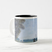 Winter, Schnee-Effekt, 1876 Zweifarbige Tasse (Vorderseite Links)