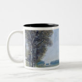 Winter, Schnee-Effekt, 1876 Zweifarbige Tasse (Links)