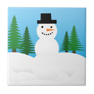 Winter-Schnee-Feiertags-Baum-Party-Schicksals-Feie Fliese