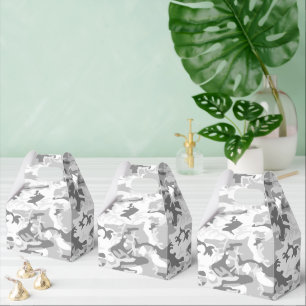 Winter-Schnee-Grau-Tarnung, Militär, Armee Geschenkschachtel
