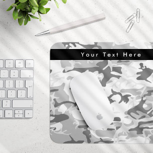 Winter-Schnee-Grau-Tarnung, Militär, Armee Mousepad
